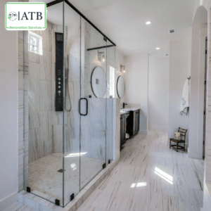 Shower door fitting