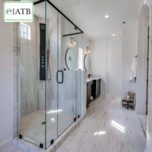 Shower door fitting